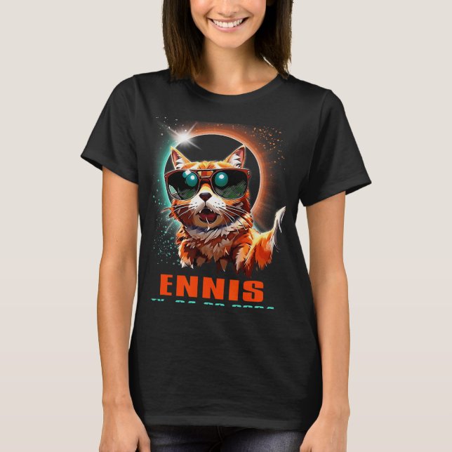 Camiseta Eclipse solar total de Texas 2024 (Anverso)