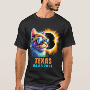 Camiseta Eclipse solar total de Texas 2024 Eclipse solar de