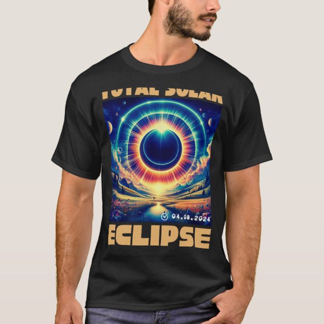 Camiseta Eclipse solar total de Texas 8 de abril de 2024 So (Anverso)
