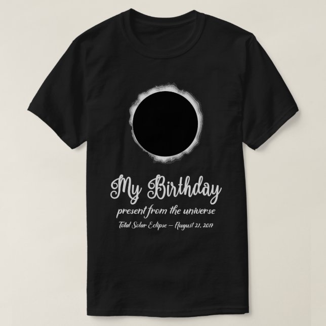 Camiseta Eclipse solar total de verano 21 años de vida (Diseño del anverso)