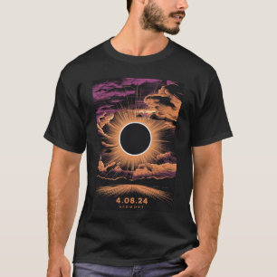 Camiseta Eclipse solar total de Vermont