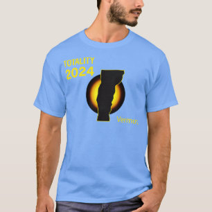 Camiseta Eclipse solar total en el estado de Vermont 2024