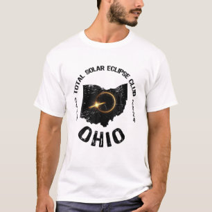Camiseta Eclipse solar total estadounidense Ohio 2024 Estad