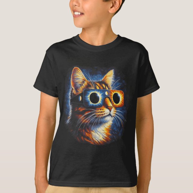 Camiseta Eclipse solar total Gles 8 de abril de 2024 (Anverso)