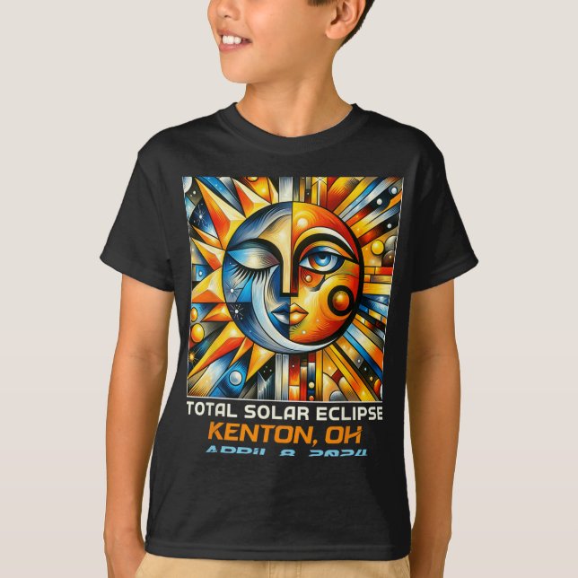 Camiseta Eclipse solar total Kenton Ohio (Anverso)