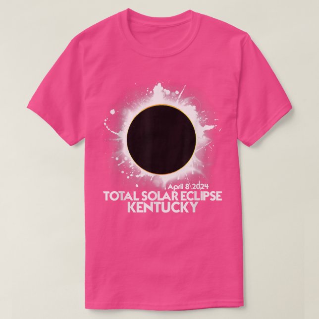 Camiseta Eclipse solar total Kentucky 2024 Totalidad (Diseño del anverso)