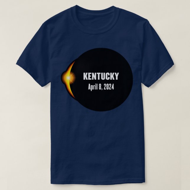 Camiseta Eclipse solar total Kentucky 2024 TShirt (Diseño del anverso)