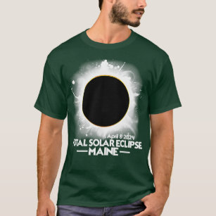 Camiseta Eclipse Solar Total Maine 2024 Abril 8 América Tot