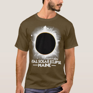 Camiseta Eclipse Solar Total Maine 2024 Abril 8 América Tot