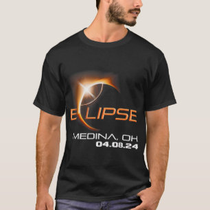 Camiseta Eclipse solar total Medina Ohio