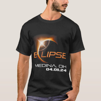 Camiseta Eclipse solar total Medina Ohio