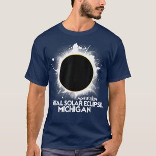 Camiseta Eclipse solar total Michigan 2024 Totalit estadoun
