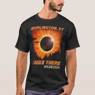 Camiseta Eclipse solar total montaña Senderismo Burlington