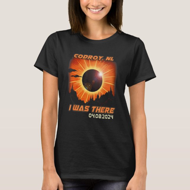 Camiseta Eclipse solar total Montaña Senderismo Codroy NL C (Anverso)