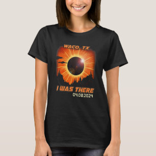 Camiseta Eclipse solar total montaña Senderismo Waco Texas