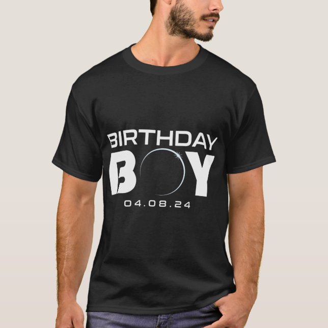Camiseta Eclipse solar total Nacimiento Niño Abril 8 2024 (Anverso)