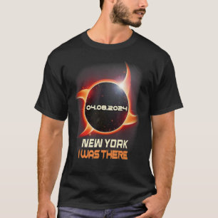 Camiseta Eclipse solar total Ninja Shuriken 2024 Nueva York