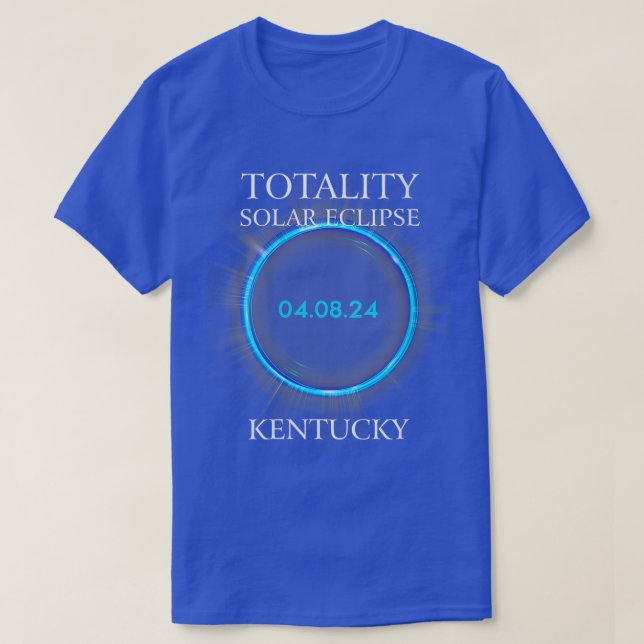 Camiseta Eclipse solar total para mujeres 2024 Kentucky 04 (Diseño del anverso)