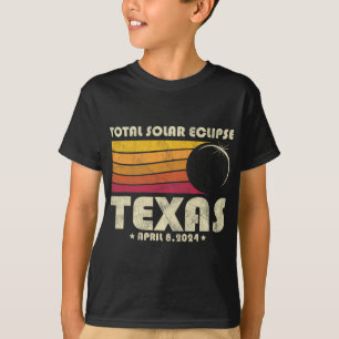 Camiseta Eclipse solar total retro 2024 Texas