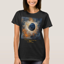Camiseta Eclipse solar total Sun Magic SU nombre de texto