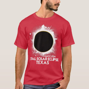 Camiseta Eclipse solar total TEXAS 2024 Totalidad estadouni