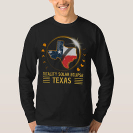 Camiseta Eclipse solar total Texas American 2024