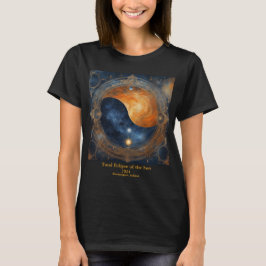 Camiseta Eclipse solar total tu nombre de texto místico