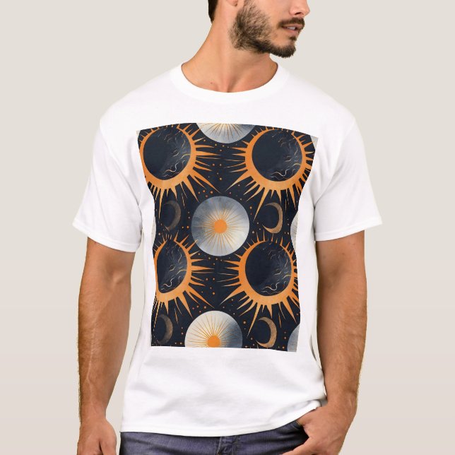 Camiseta Eclipse solar y lunar (Anverso)