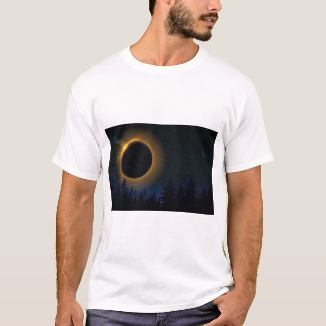 Camiseta Eclipse solar y lunar (Anverso)