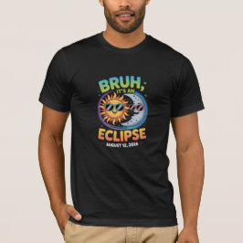 Camiseta Eclipse Total de Sol 12 de agosto de 2026 Bruh Tee