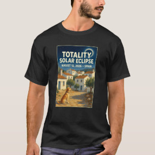 Camiseta Eclipse Total de Sol 12 de agosto de 2026 España C