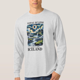 Camiseta Eclipse Total de Sol 12 de agosto de 2026 Islandia