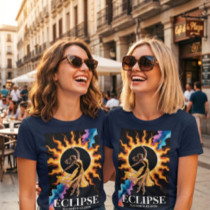 Camiseta Eclipse Total de Sol 12 de agosto de 2026 Madrid E