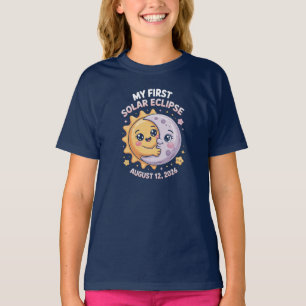 Camiseta Eclipse Total de Sol 12 de agosto de 2026 Primer E