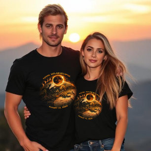 Camiseta Eclipse Total de Sol 2026 Camino de Totalidad