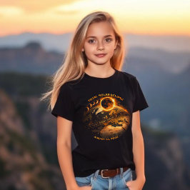 Camiseta Eclipse Total de Sol 2026 - Camino de Totalidad