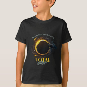 Camiseta Eclipse Total de Sol 2026 España 12 de Agosto Niño