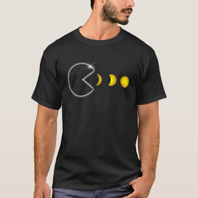 Camiseta Eclipse Total de Sol 8 de abril de 2024 Fases Tota (Anverso)