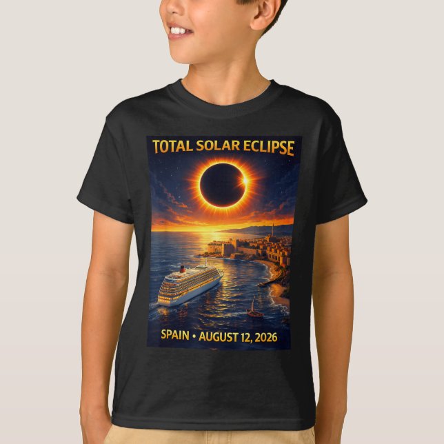 Camiseta Eclipse Total de Sol 8 de abril de 2024 hombres mu (Anverso)