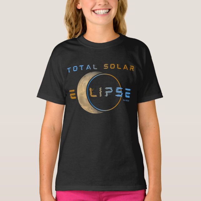 CAMISETA ECLIPSE TOTAL DE SOL 8 DE ABRIL DE 2024 SISTEMA SO (Anverso)