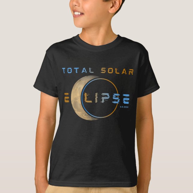 CAMISETA ECLIPSE TOTAL DE SOL 8 DE ABRIL DE 2024 SISTEMA SO (Anverso)