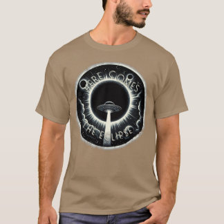 Camiseta Eclipse Total de Sol Aquí Viene El Eclipse 2024