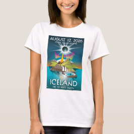 Camiseta eclipse total de sol de 2026 en Islandia - Camiset