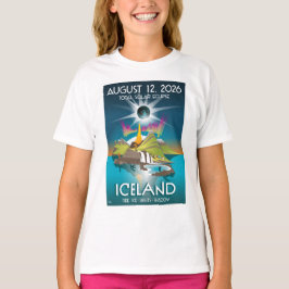 Camiseta eclipse total de sol de 2026 en Islandia - Camiset