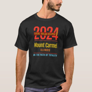 Camiseta Eclipse total de sol Mount Carmel Illinois IL 2024