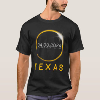Camiseta Eclipse total de sol total TEXAS 8 de abril de 202