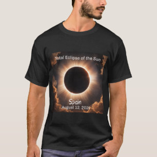 Camiseta Eclipse Total Solar España 2026 Hombre
