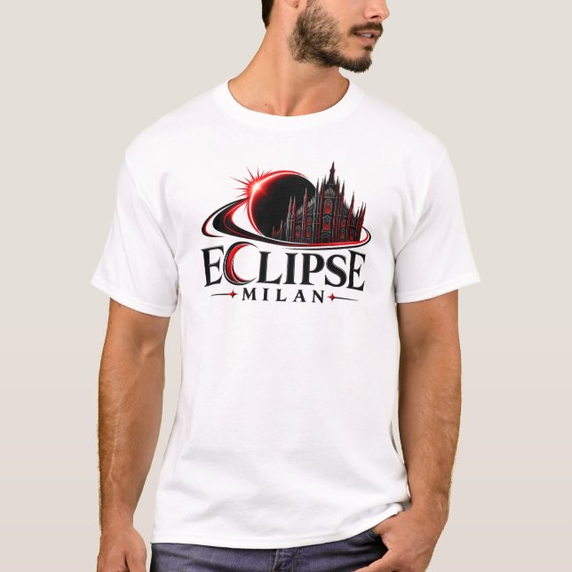 Camiseta Eclipse Turismo de Milán – Viaje a Milán (Anverso)