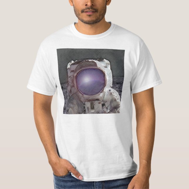 Camiseta Eclipse una haba de Alan del la (Anverso)