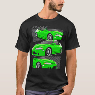 Camiseta Eclipse Verde Mitsubishi 2g